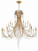 Arcadia 28 Light Oversized Chandelier by Crystorama - ARC-1929