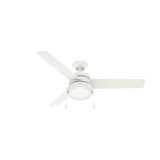 Aker 52 Inches Ceiling Fan with LED Light Kit and Pull Chain by Hunter Fans - 1000944