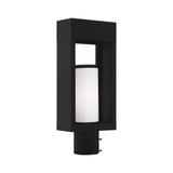 Bleecker 1 Light Outdoor Post Top Lantern 4.63 x 16.5 Inches by Livex  - 20984