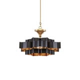 Grand Lotus 1 Light Medium Chandelier by Currey Company 9000-112025