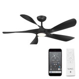 Chandlers Quay 5 Blade Ceiling Fan with Light Kit 12.6 Inch X 54 Inch Wide by BSH - 156-BEL-1366988