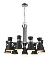 Soriano 9 Light Chandelier 32 Inch Wide by 23.75 Inch High by Z-Lite - 728-9
