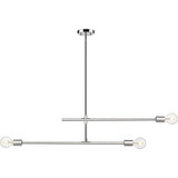 Modernist 3 Light Chandelier In Sleek Style 8 x 4.75 Inches Wide by Z-Lite - 731-3