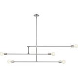 Modernist 5 Light Chandelier In Sleek Style 15 x 4.75 Inches Wide by Z-Lite - 731-5