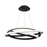 Veloce 1 LED Light Oversized Chandelier by Modern Forms PD-24838 - PD-24838