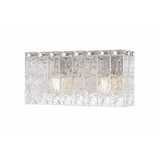 Glacier 2 Light Bath Vanity 7 Inch Tall and 15 Inch Wide by Z-Lite - 1943-2V