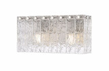 Glacier 2 Light Bath Vanity 7 Inch Tall and 15 Inch Wide by Z-Lite - 1943-2V