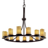 Candlearia Dakota 15 Light Oversized Chandelier by JD CNDL-8715-14-AMBR - CNDL-8715-14-AMBR