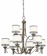 Lacey 9 Light Oversized 2 Tier Chandelier by Kichler - 42382