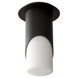 Ellipse 6.1W 1 LED Large Flush Mount 9.25 Inch and 5.88 Inch Wide by Oxygen - 3-354