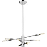 Ascension 8 Light Chandelier 8.5 x 16 Inches Wide by Z-Lite - 737-8