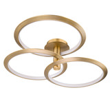 Knott Fold 31W 3 LED Oversized Pendant by BSH - 2471-BEL-845527