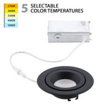 Brisbane Poplars 9W 1 LED Round Adjustable Recessed Kit 1.67 Inch Tall by BSH  - 2470-BEL-1367627