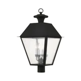 Mansfield 4 Light Outdoor Post Top Lantern 15 x 27.5 Inches by Livex - 2173