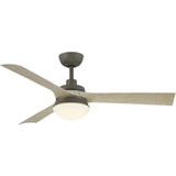 Grace Farm 3 Blade Ceiling Fan with Light Kit 52 Inch Wide by BSH - 103-BEL-1336451