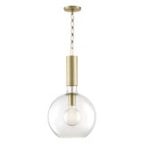 Raleigh 1 Light Pendant 24.75 x 13 Inch by Hudson Valley by Hudson Valley - 1413