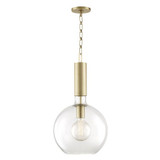 Raleigh 1 Light Pendant 24.75 x 13 Inch by Hudson Valley by Hudson Valley - 1413