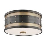 Gaines 2 Light 12 Inch Wide Flush Mount by Hudson Valley - 2202