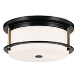 Brit 2 Light 12 Inch Wide Flush Mount by Kichler - 52595