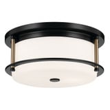 Brit 2 Light 12 Inch Wide Flush Mount by Kichler - 52595