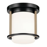Brit 1 Light 7.25 Inch Wide Flush Mount by Kichler - 52596
