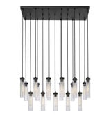 Beau 17 Light Linear Chandelier 12.75 x 18 Inches Wide by Z-Lite - 740P-17L