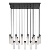 Beau 17 Light Linear Chandelier 12.75 x 18 Inches Wide by Z-Lite - 740P-17L
