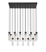 Beau 17 Light Linear Chandelier 12.75 x 18 Inches Wide by Z-Lite - 740P-17L