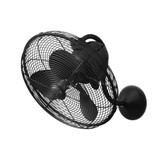 Laura 3 Blade Oscillating Wall Fan 14.5 X 16 Inch Wide by Matthews Fans - LL