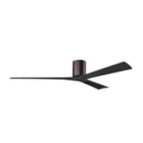 Irene 3H 3 Blade Flush Mount Paddle Fan 72 Inches Wide by Matthews Fans - IR3H-72