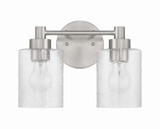 Lyndsey 2 Light Bath Vanity 9 Inch Tall and 12.38 Inch Wide by Craftmade - 60202