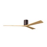 Williamson Leys 3 Blade Flush Mount Paddle Fan 72 Inches Wide by BSH - 176-BEL-1344140