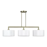 Meridian 3 Light Extra Large Linear Chandelier 18.25 Inch Tall by Livex - 45493