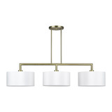 Meridian 3 Light Extra Large Linear Chandelier 18.25 Inch Tall by Livex - 45493