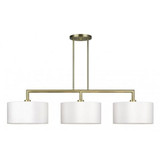 Meridian 3 Light Extra Large Linear Chandelier 18.25 Inch Tall by Livex - 45493