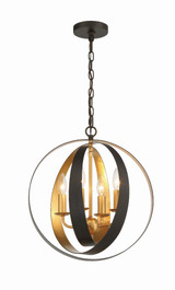 Luna 4 Light Small Chandelier by Crystorama - 584