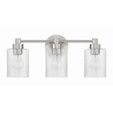 Lyndsey 3 Light Bath Vanity 9 Inch Tall and 20.25 Inch Wide by Craftmade - 60203