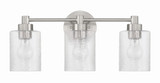 Lyndsey 3 Light Bath Vanity 9 Inch Tall and 20.25 Inch Wide by Craftmade - 60203