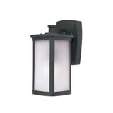 Terrace 1 Light Frosted Seedy Glass Small Outdoor Wall Lantern by Maxim - 3252FS