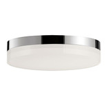 Illuminaire II 18W 1 LED 9 Inch Wide Round Flush Mount by Maxim - 57683CLFT