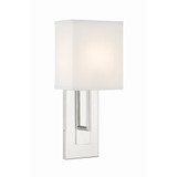 Brent 1 Light Candle Style Wall Sconce by Crystorama - BRE-A3631