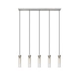 Beau 5 Light Linear Chandelier 12.75 x 4.75 Inches Wide by Z-Lite - 740P-5L