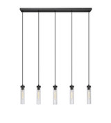 Beau 5 Light Linear Chandelier 12.75 x 4.75 Inches Wide by Z-Lite - 740P-5L