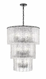 Glacier 12 Light Chandelier 38 Inch Tall and 27.5 Inch Wide by Z-Lite - 1943-36