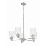 Lyndsey 5 Light Chandelier 28.75 Inch Tall and 24 Inch Wide by Craftmade - 60225
