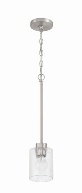 Lyndsey 1 Light Mini Pendant 20.75 Inch Tall and 5 Inch Wide by Craftmade - 60291