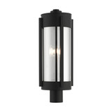 Sheridan 3 Light Outdoor Post Top Lantern 8.63 x 22 Inches by Livex - 22387