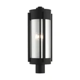 Sheridan 3 Light Outdoor Post Top Lantern 8.63 x 22 Inches by Livex - 22387