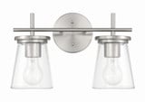 Connell 2 Light Bath Vanity 9.38 Inch Tall and 14.5 Inch Wide by Craftmade - 60402