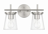 Connell 2 Light Bath Vanity 9.38 Inch Tall and 14.5 Inch Wide by Craftmade - 60402